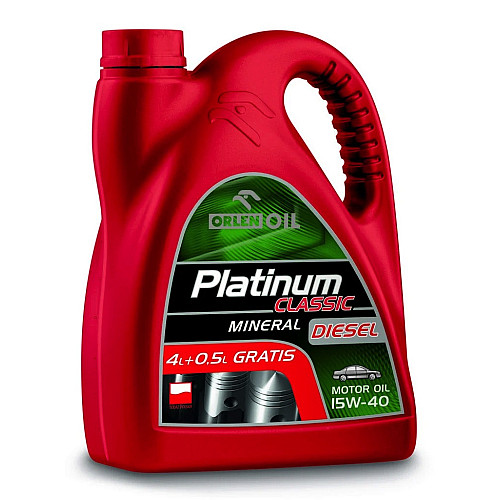 Моторное масло PLATINUM CLASSIC DIESEL MINERAL 4.5л 15W-40