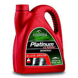 Моторна олива PLATINUM CLASSIC GAS MINERAL 4,5 л 15W-40