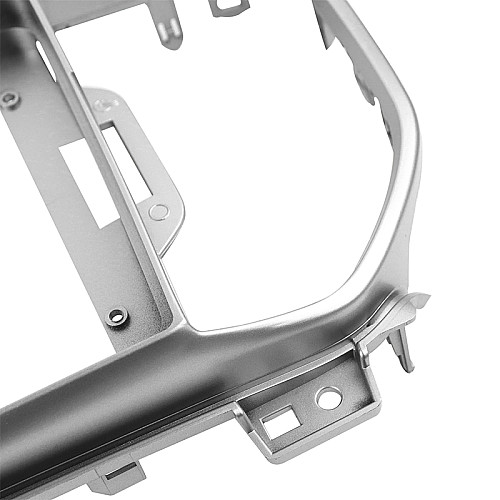 Переходная рамка 9" Lesko для KIA Sportage (QL) 2015-2018г./KX5 2016-2018г. Silver (TK 0033) Серебристый (6511-22788)