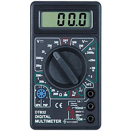 Цифровой тестер мультиметр Digital DT-832 Черный
