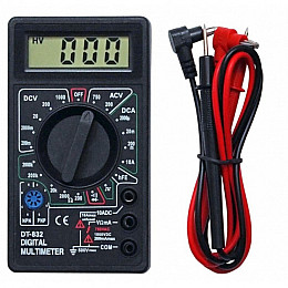 Цифровой тестер мультиметр Digital DT-832 Черный