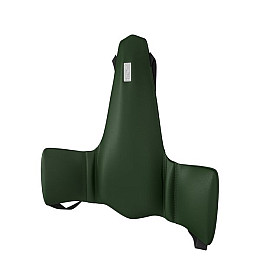 Ергономічна спинка KULIK SYSTEM Solo Екошкіра без строчки Зелений