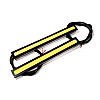 Ходові вогні HeadLight DRL COB 17 суцільне світло WHITE чорний корпус