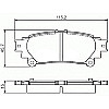 Колодки гальмові Bosch дискові задні LEXUS RX 09 0986495174