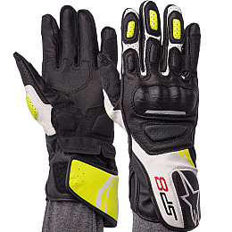 Мотоперчатки зимние Alpinestars SP8 размер L Черный/Зеленый PT1097