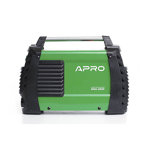 Зварювальний апарат інверторний Apro MMA-280 K 5 мм + набір кабелів кейс