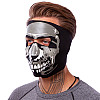Маска лицевая ветрозащитная SP-Sport MS-4344-1 SP-Sport Chrome Skull Черный