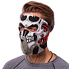 Маска лицевая ветрозащитная SP-Sport MS-4344-4 Tribal Skull Черный