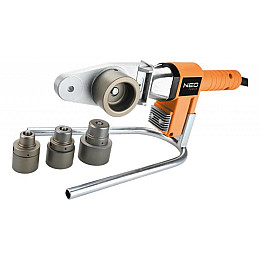 Паяльник электрический Neo Tools для пластиковы труб 650 Вт, 4 насадки, PTFE (21-001)