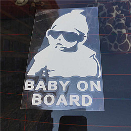Наклейка в авто Baby on board 2 3M FGVBN