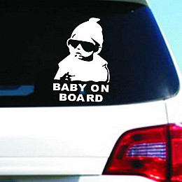 Наклейка в авто Baby on board 2 3M FGVBN