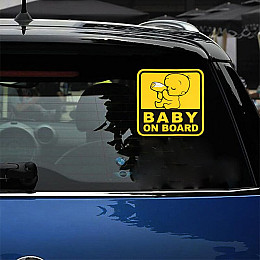 Наклейка в автомобіль Baby on board 3M FGVZN
