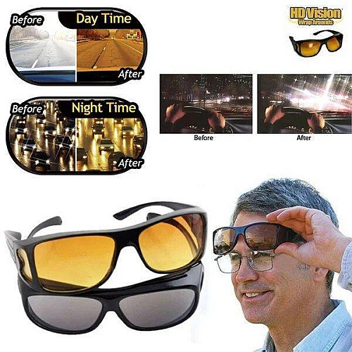 Антивідблиску окуляри нічного бачення VigohA HD vision Glasses 2 в 1