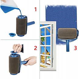 Комплект малярных валиков Paint Roller для покраски помещений