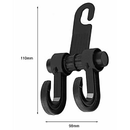Универсальный автомобильный крючок-вешалка VigohA на спинку сиденья до 6 кг