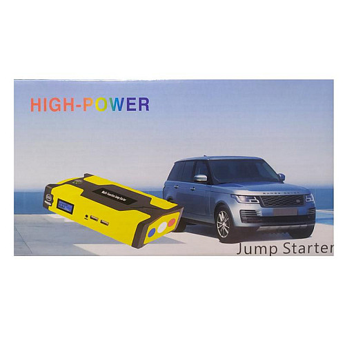 Пускозарядне автомобільне пристрій Jump Starter 02H багатофункціональне з акумулятором 79800 мАг 500/1000А з екраном і 2хUSB.