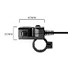 USB зарядне пристрій на 2 порти для мотоцикла Digital Lion MC01, з кріпленням на кермо