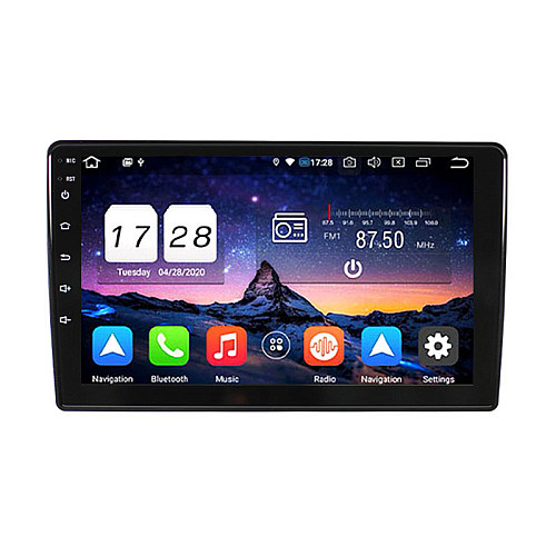 Автомагнітола 2 дин Wangi W-09 9" 4+64 4G+CarPlay Premium Wi Fi GPS Android