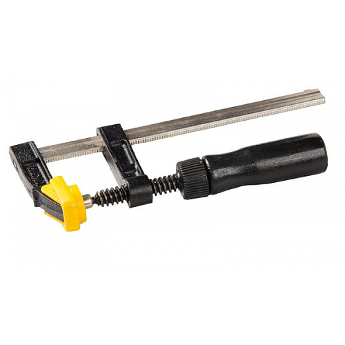 Струбцина столярная MASTERTOOL тип "F" 150х50 мм 1700Н деревянная ручка DIN5117 07-0000