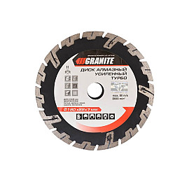Диск алмазний GRANITE TURBO REINFORCED 180 мм 9-03-180