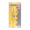 Набор плашек MASTERTOOL с держателем 6 эл. (M4/M5/M6/M8/M10) 15-0406