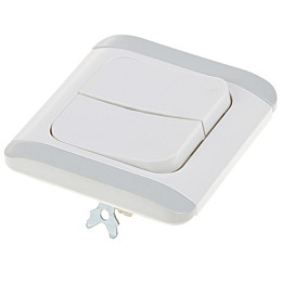 Выключатель Fora IP44 Белый 136195