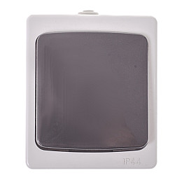 Выключатель Fora IP44 Серый 136184