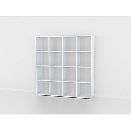 Стеллаж-перегородка Forte для комнаты Forte Id-2700/11 Ш 1424 / В 1430 / Г 290 Белый