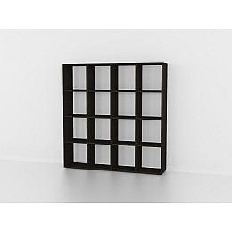 Стелаж-перегородка Forte для комнаты Forte Id-2700/11 Ш 1424 / В 1430 / Г 290 Венге темний