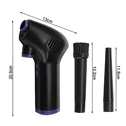 Портативний повітряний компресор на акумуляторі для продування ПК, ноутбуків, кондиціонерів Nectronix RPM-6000 (100803)