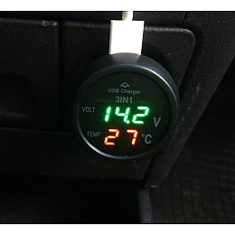 Вольтметр автомобильный в прикуриватель VST 706 - 4