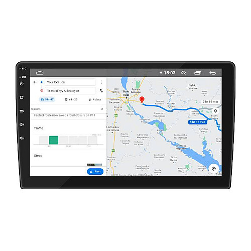 Автомагнітола 2 din Lesko W-10 10" 1/16Гб Wi-Fi Optima GPS Android
