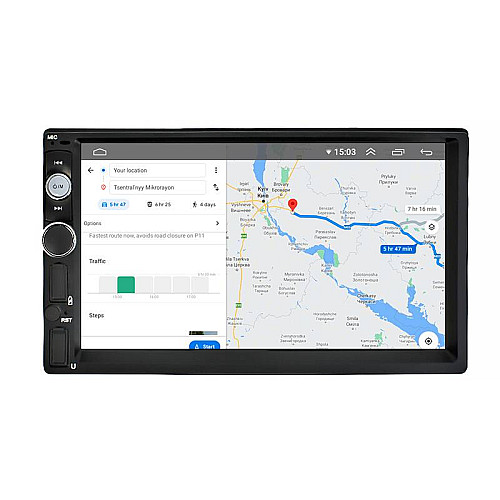 Автомагнітола 2DIN Lesko 2095 7" 1+16Гб GPS Wi-Fi Optima Android