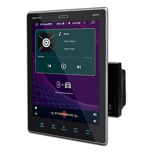 Автомагнитола CML-PLAY 2DIN с большим сенсорным экраном 9.5" и пультом на руль Tesla Style TS091 Bluetooth 16/1Gb