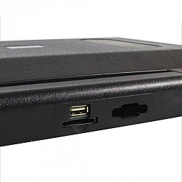 Потолочний телевізор автомобільний 22" Ultra JL2203FD Портативний відкидний монітор у машину Екран у автомобіль