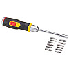 Отвертка Stanley "FatMax" с храповым мех. + 12 бит (FMHT0-62691)