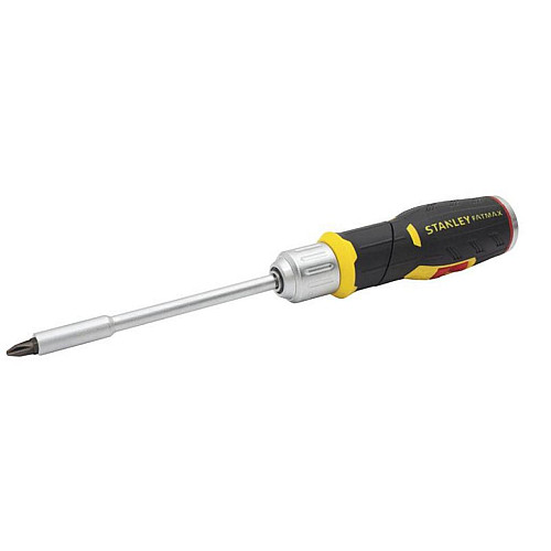 Отвертка Stanley "FatMax" с храповым мех. + 12 бит (FMHT0-62691)