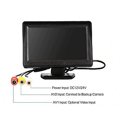 Автомобільний дисплей LCD 4.3'' TFT Black