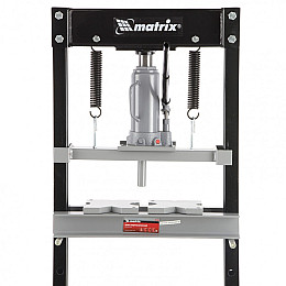 Прес гідравлічний Matrix 12 т 1230 х 500 х 510 мм комплект з 2 частинами