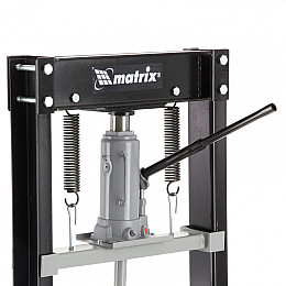 Прес гідравлічний Matrix 12 т 1230 х 500 х 510 мм комплект з 2 частинами