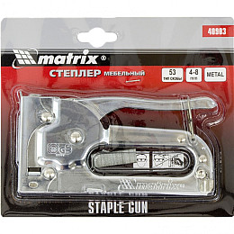 Степлер мебельний Matrix тип скоби 53, 6-8 мм MASTER