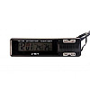 Автомобильные часы с термометром VST-7065 внешний и внутренний датчик Black (3_00385)