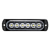 Проблесковий маячок DXZ I-BS-6LED Білий 6500k IPX-4 для авто