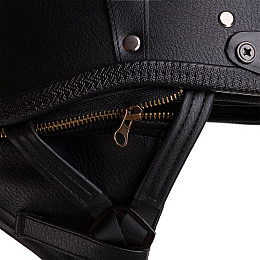 Мотошлем для чоппера KCO 318 XL 61-62 Черный (MR59323)