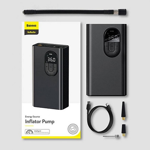 Компресор універсальний портативний Baseus Energy Source Inflator Pump 54 Вт