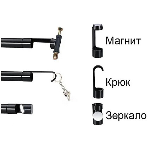 Ендоскоп USB Wi-Fi камера бороскоп 8 мм 10 м Black
