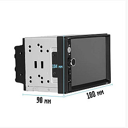 Штатная магнитола Lesko 7018А 2 din экран 7