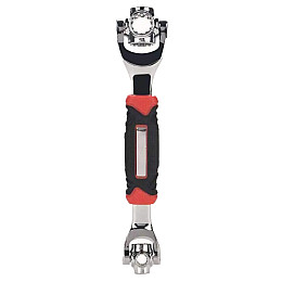 Універсальний накидний ключ торцевий Universal Tiger Wrench 48-в-1 Black\Red