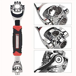 Універсальний накидний ключ торцевий Universal Tiger Wrench 48-в-1 Black\Red