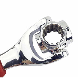 Універсальний накидний ключ торцевий Universal Tiger Wrench 48-в-1 Black\Red